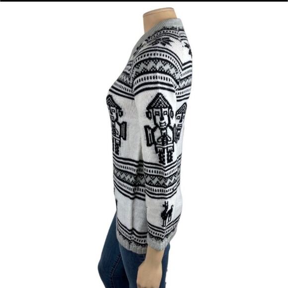 Vintage Handmade Peruvian Llama Sweater NWOT - Picture 4 of 6